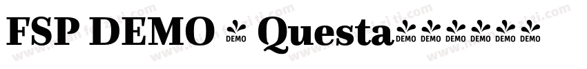 FSP DEMO - Questa字体转换